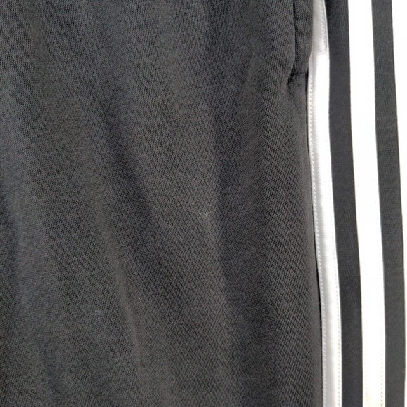 Adidas Men's Jogger Pants Black Small Drawstring Waistband Tapered Leg - Picture 8 of 13